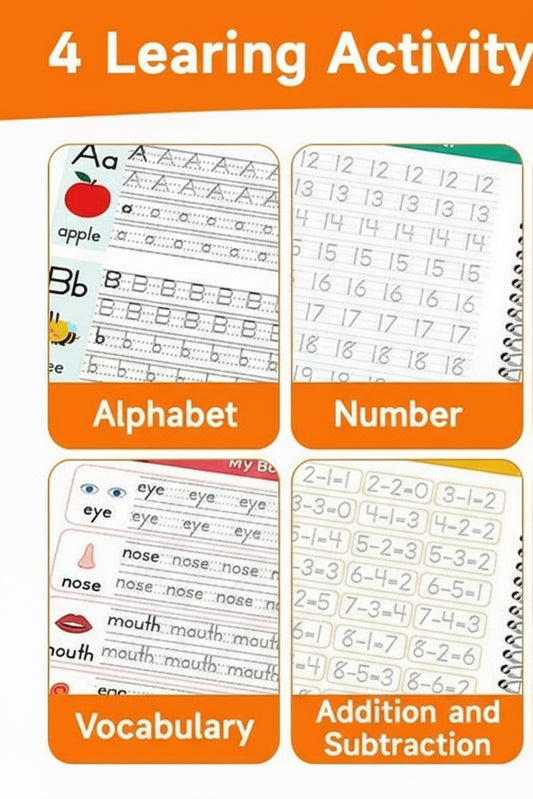 TraceTrek Magic Workbook