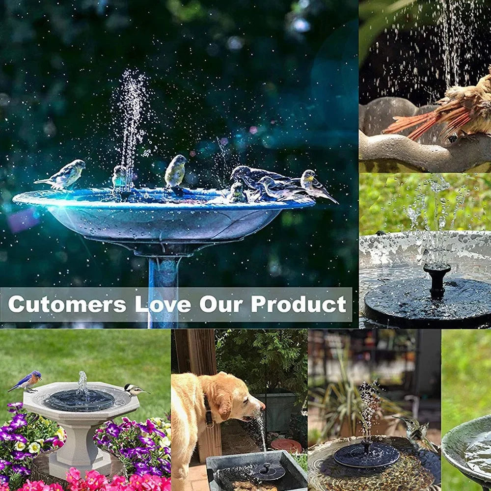 Eco-Friendly Solar Fountain