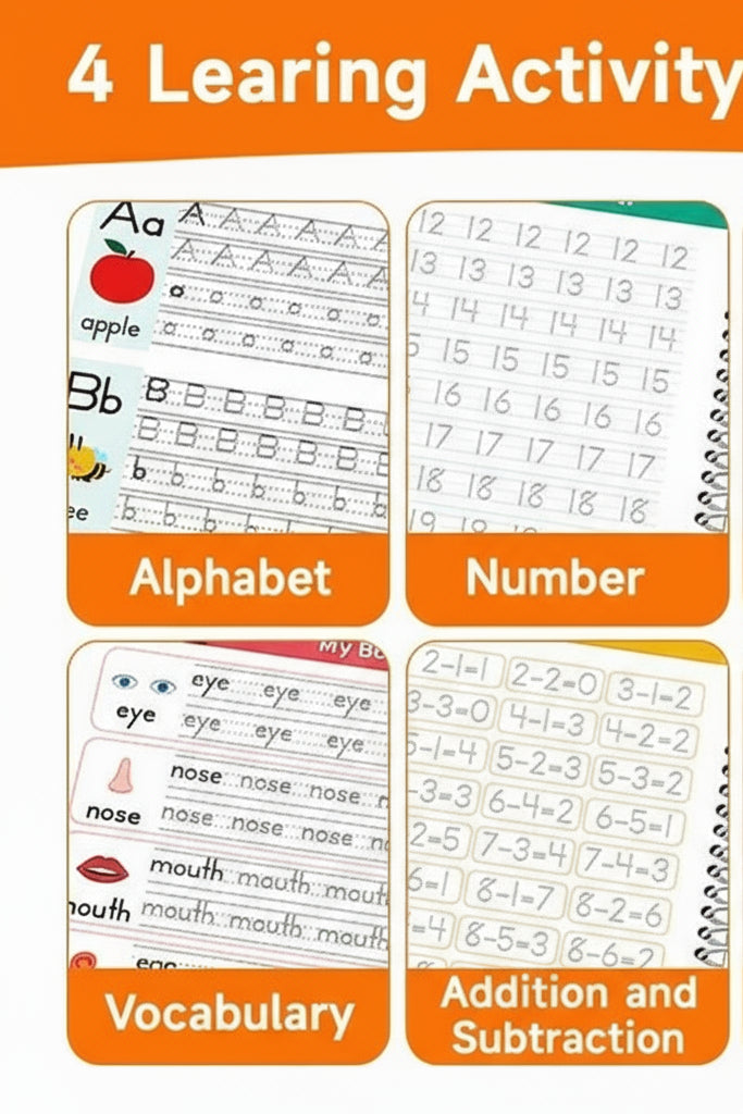 TraceTrek Magic Workbook