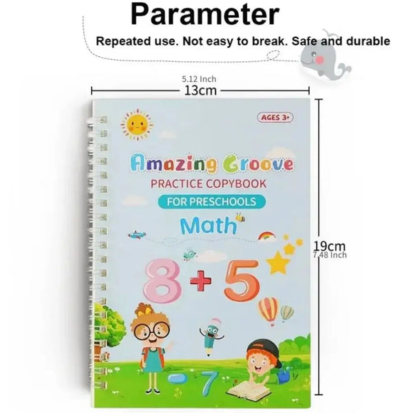 Magic Wipe-Clean Copybook for Kids