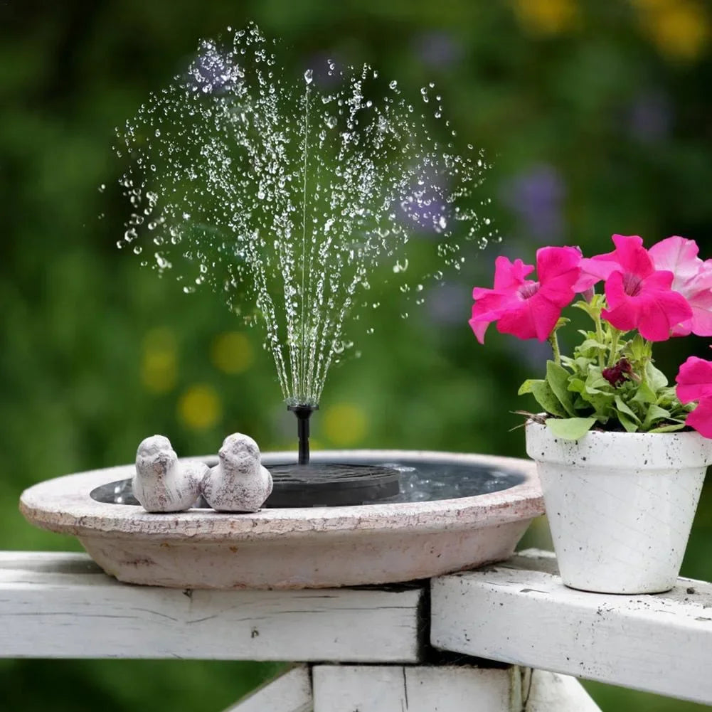 Eco-Friendly Solar Fountain