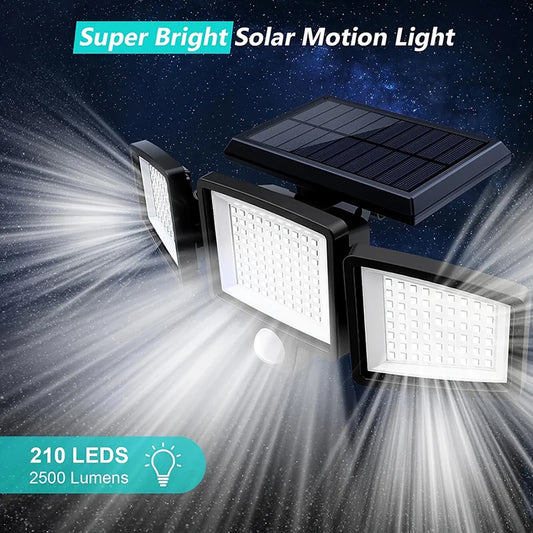 Bright Solar Motion Lights